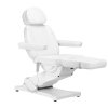 Fotel kosmetyczny elektryczny Sillon Classic v2 3 silniki z podgrzewaniem biały